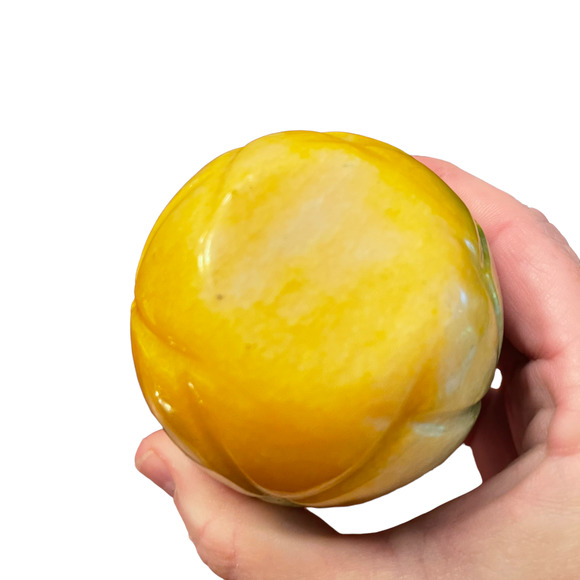 Vintage Onyx Alabaster Marble Pineapple Fruit Mexico Hand Carved 5" - Picture 6 of 6